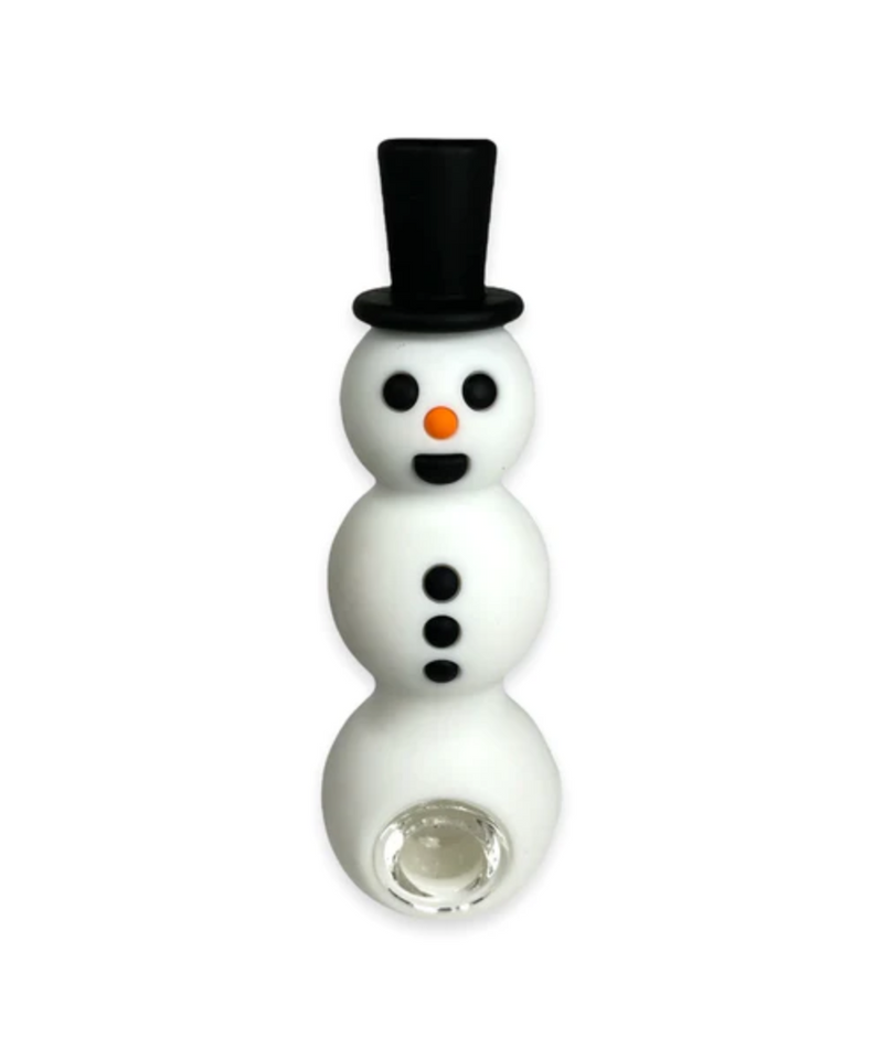 Snowman Silicone Pipe | Gord's Smoke Shop