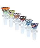 14mm Swirl Slide Glass Bowl | Gord's Smoke Shop