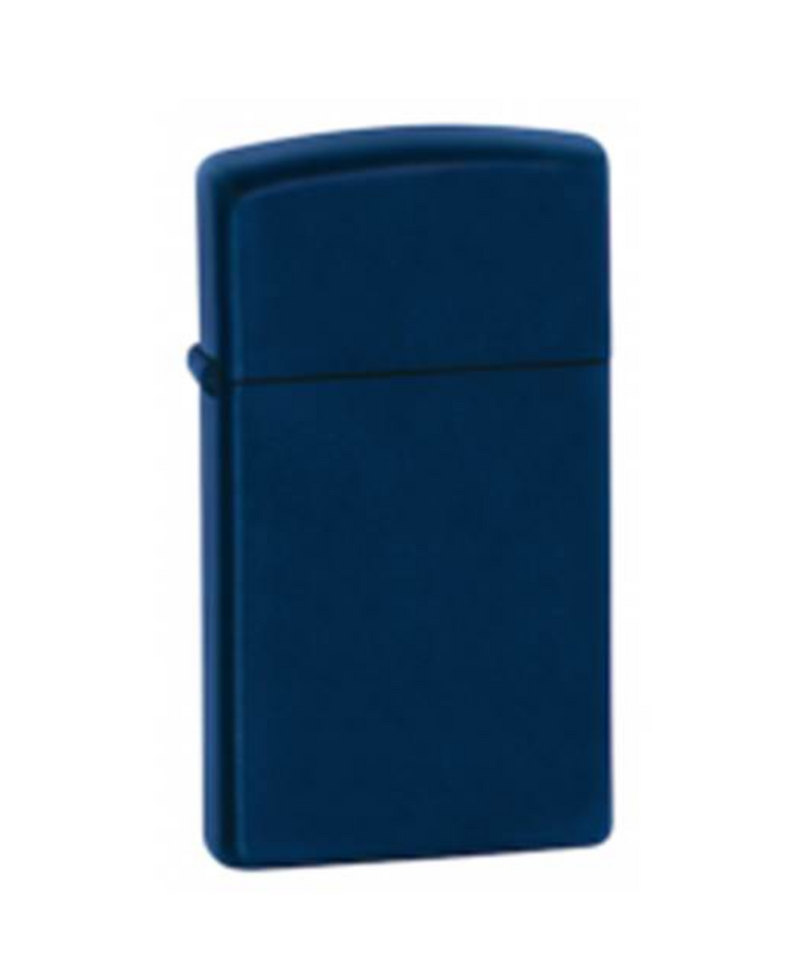 Zippo Lighter Slim Navy Blue Matte | Gord's Smoke Shop