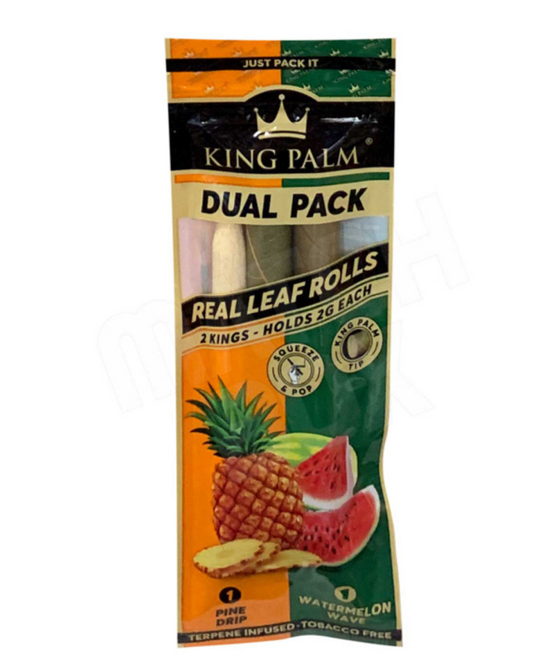 King Palm King Sized Dual Pack - Pine Drip & Watermelon Wave | Gord's 