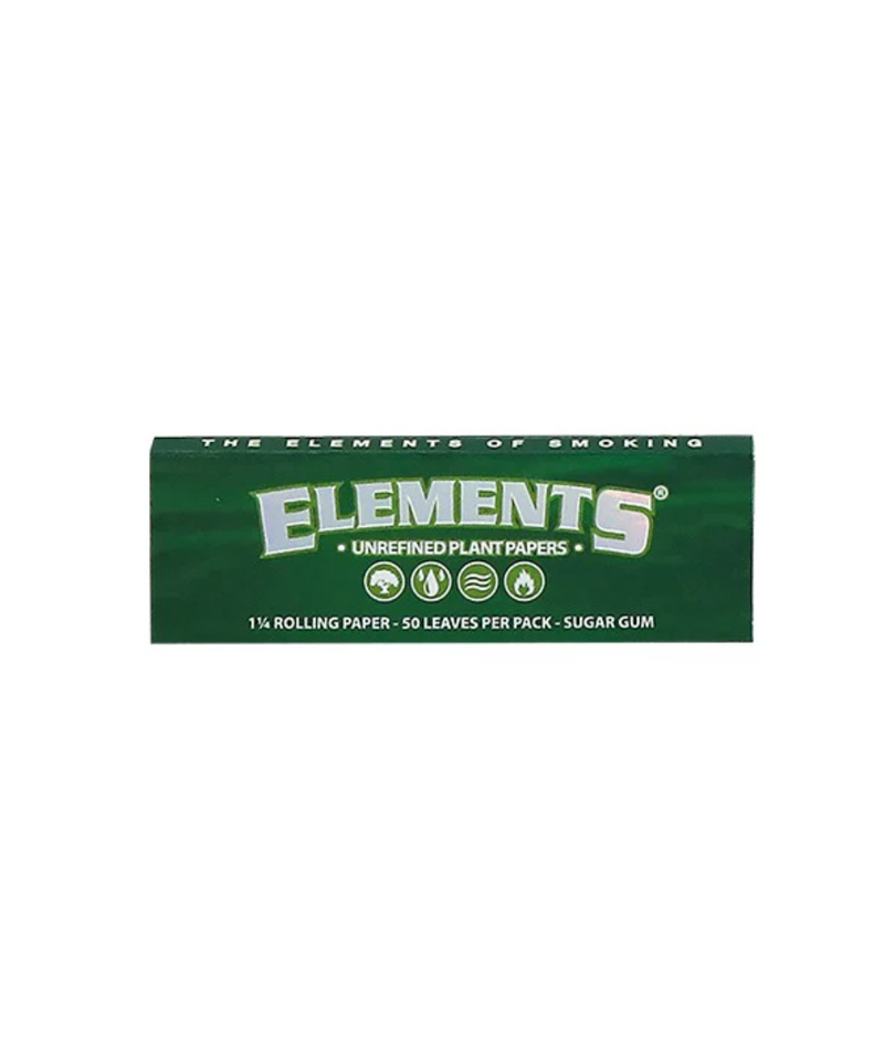 Elements Green 1 1/4 Papers | Gord's Smoke Shop