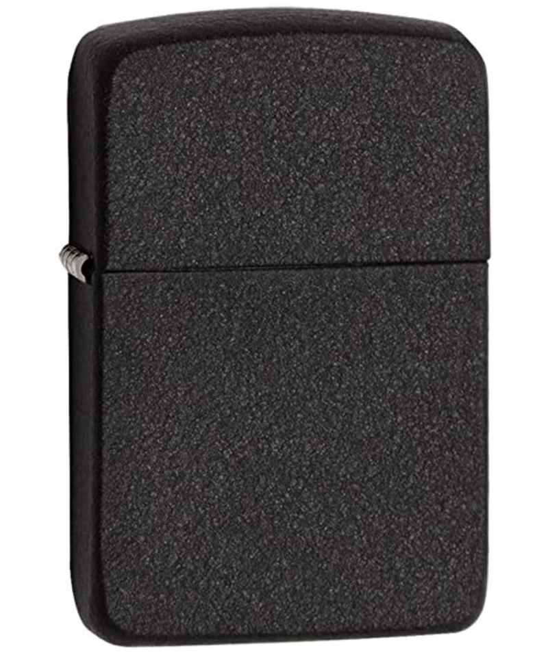 Zippo Black Crackle Lighter