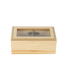 RYOT Glass Top 4" X 7" Natural Sifter Box | Gord's Smoke Shop