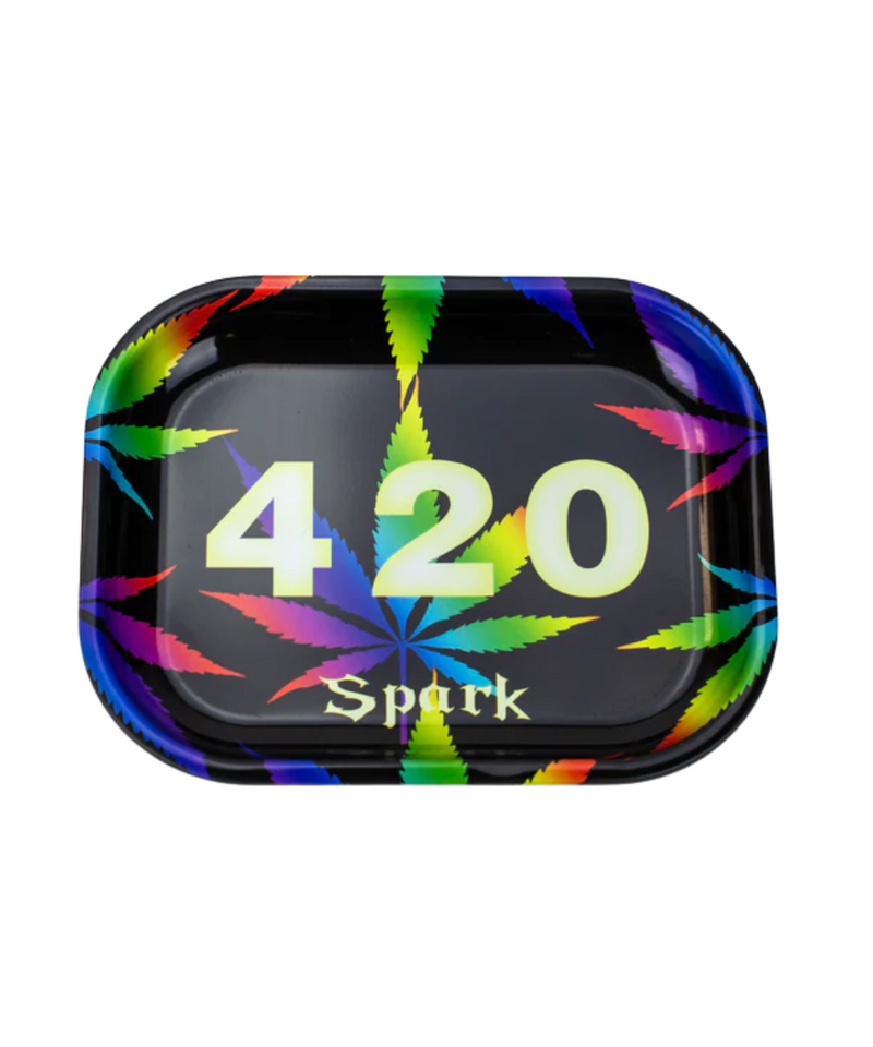 Spark Small 420 Leaf Rolling Tray | Gord's Smoke Shop