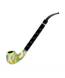 Shire 10" Bent Brandy Rainbow Tobacco Pipe | Gord's Smoke Shop