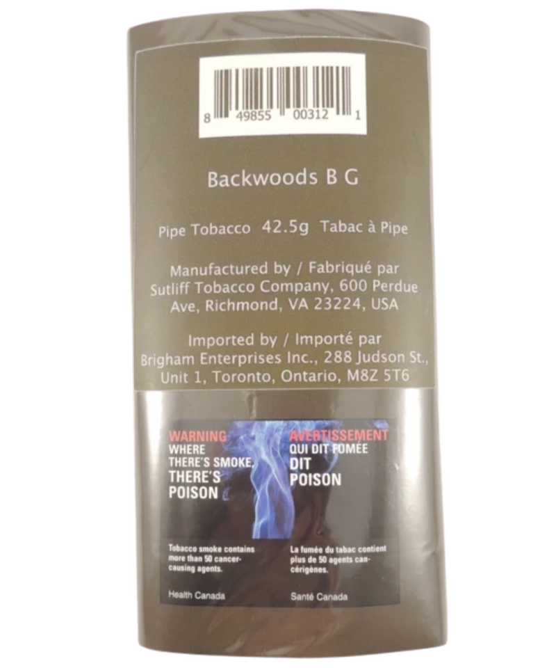Backwoods Pipe Tobacco B G 42.5g