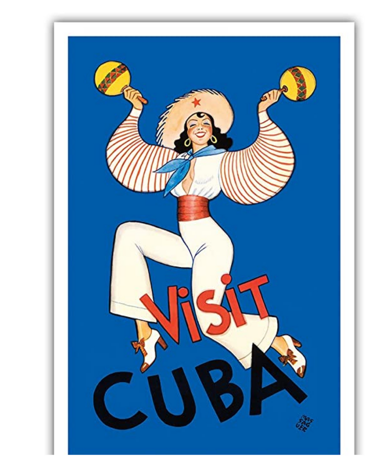 Cuban Graphic Canvas Poster